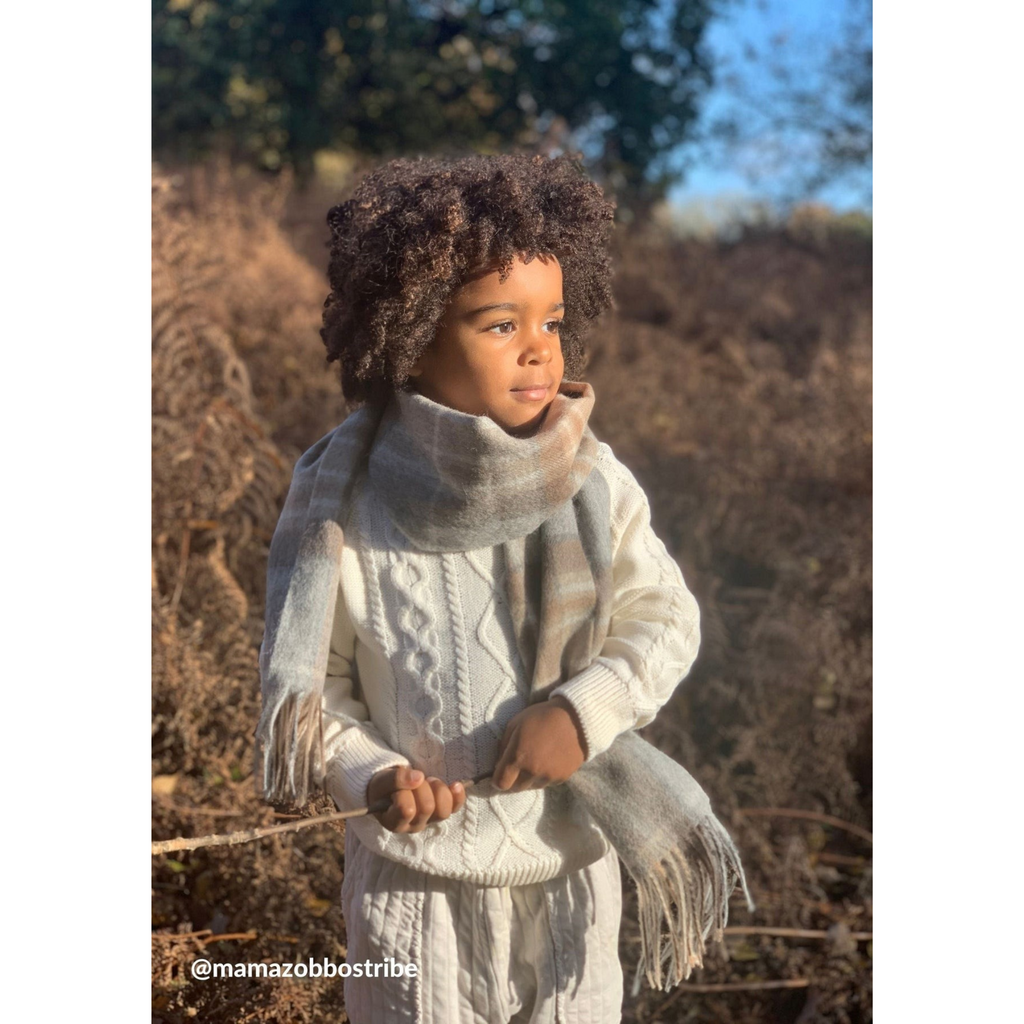 Lambswool Kids Scarf Mackellar Tartan humble children